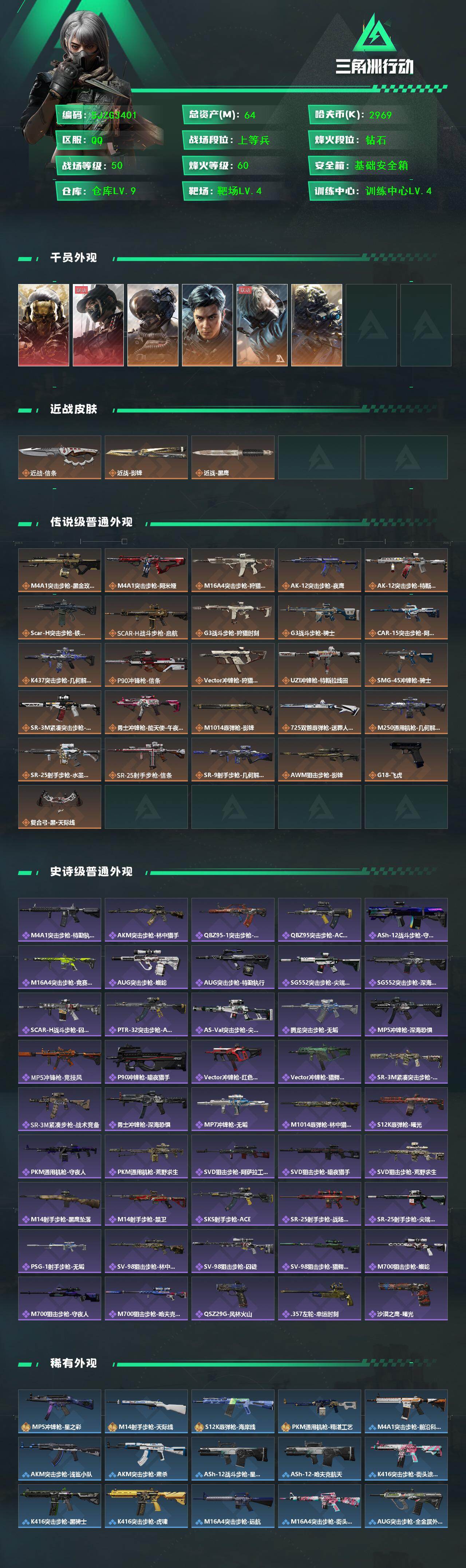 SJZEY427413三角洲行动账号详情图2