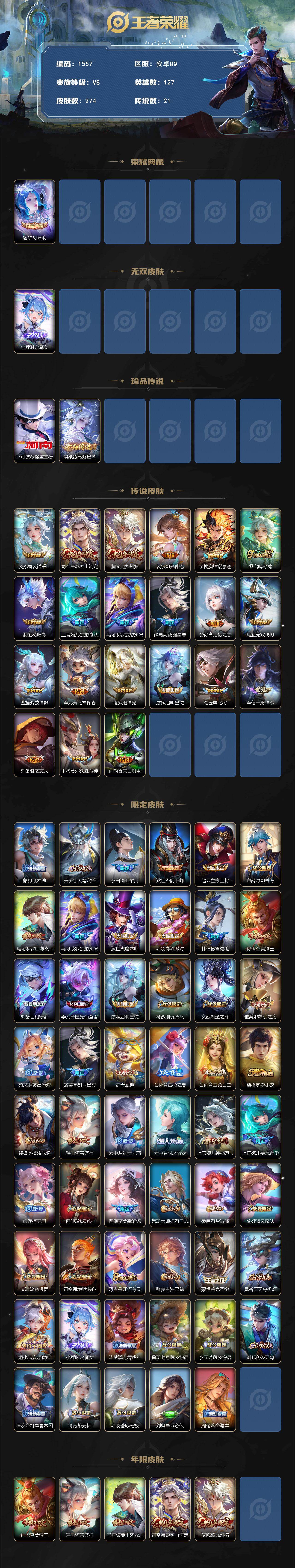 WZKG4122172王者荣耀账号详情图2