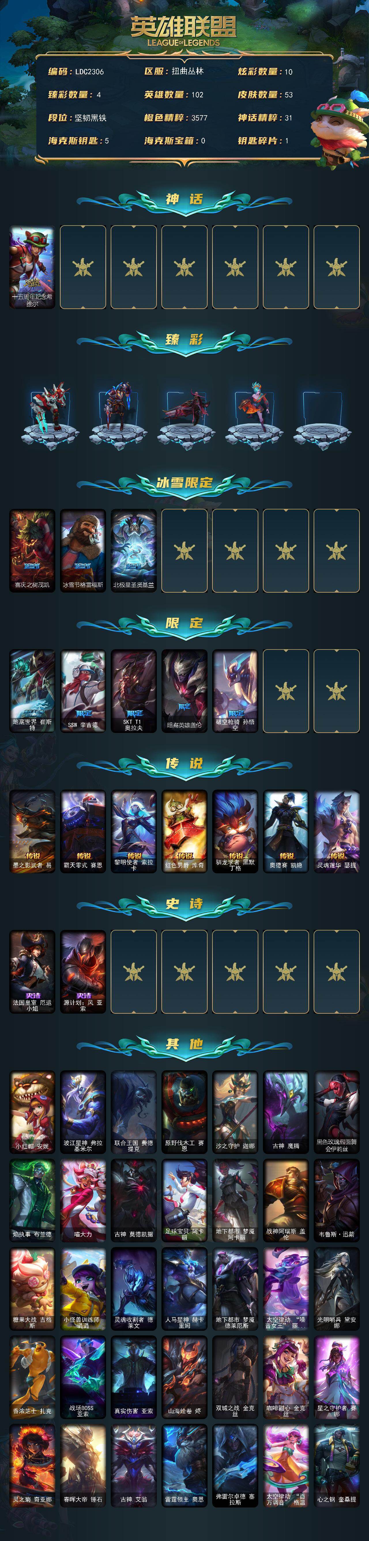 LOLEY410204英雄联盟账号详情图2