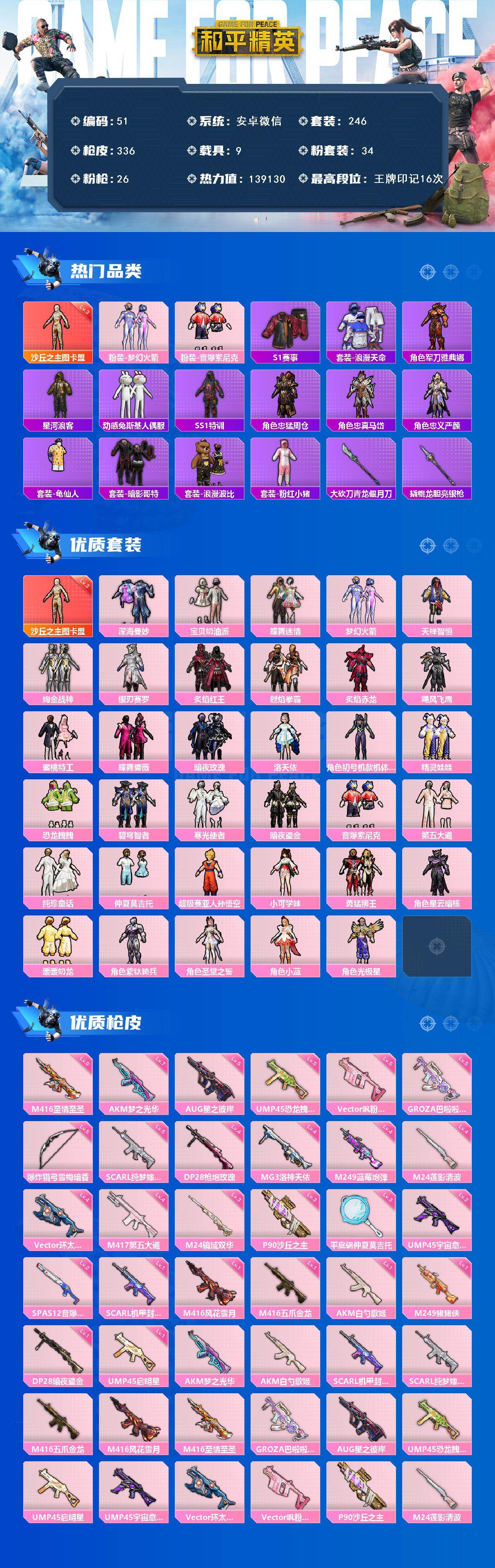 HPYHY452781和平精英账号详情图2