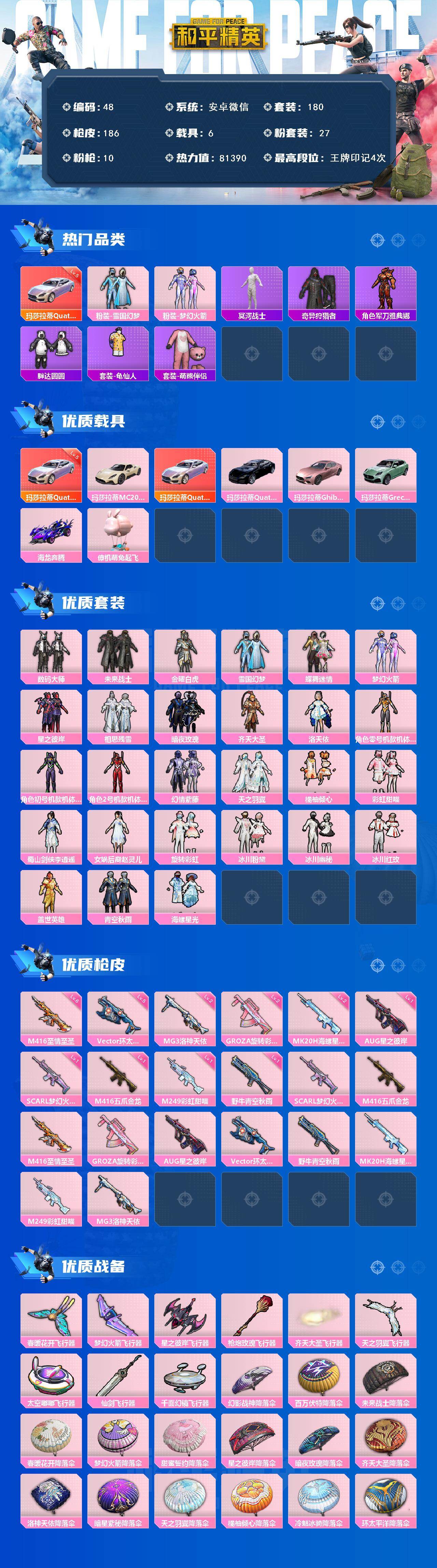 HPYHY452802和平精英账号详情图2