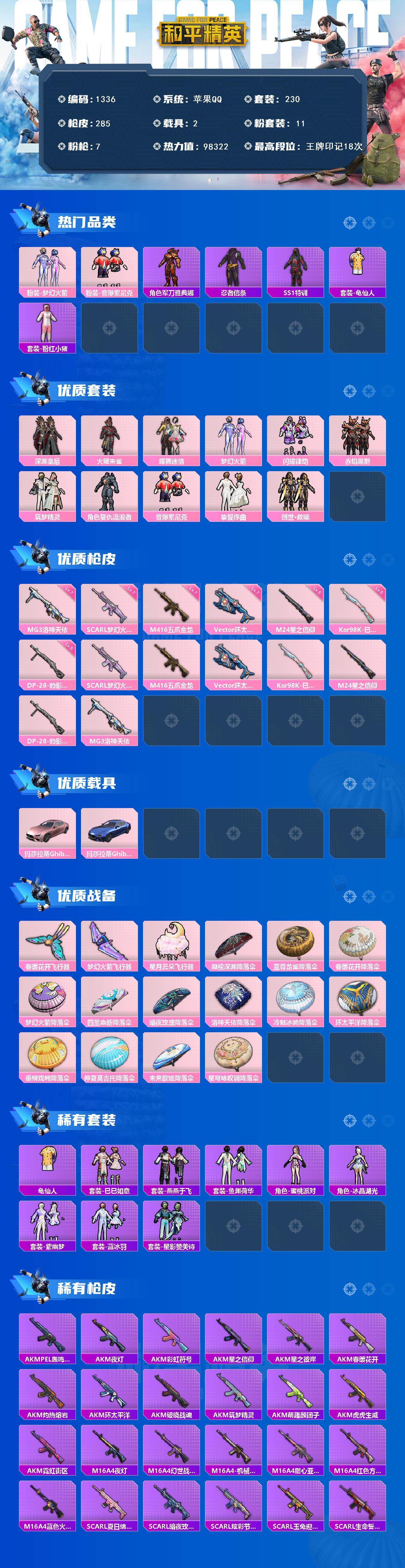 HPCMW469507和平精英账号详情图2