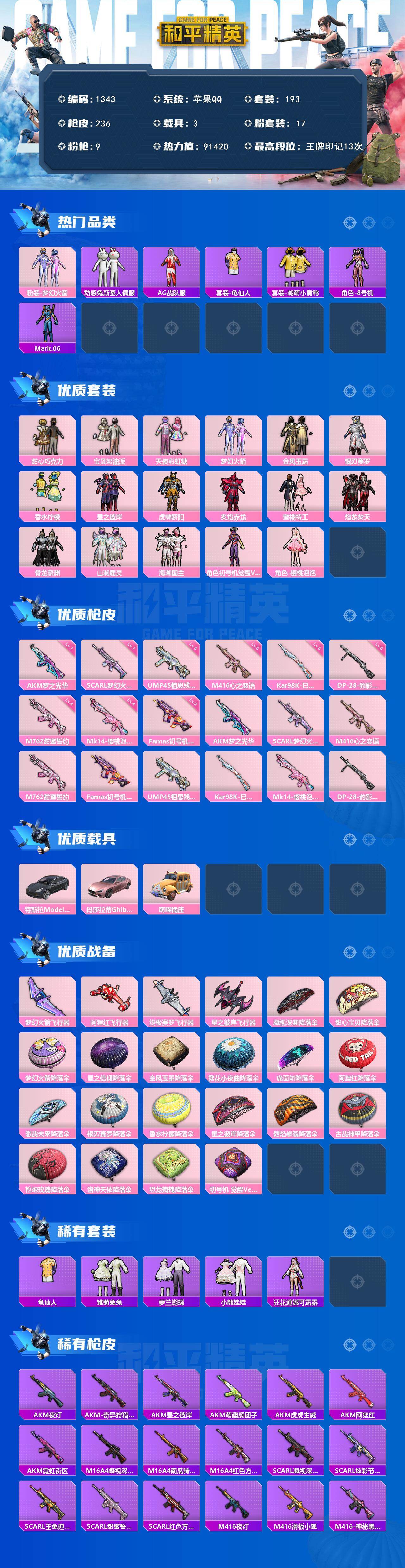 HPCMW469513和平精英账号详情图2