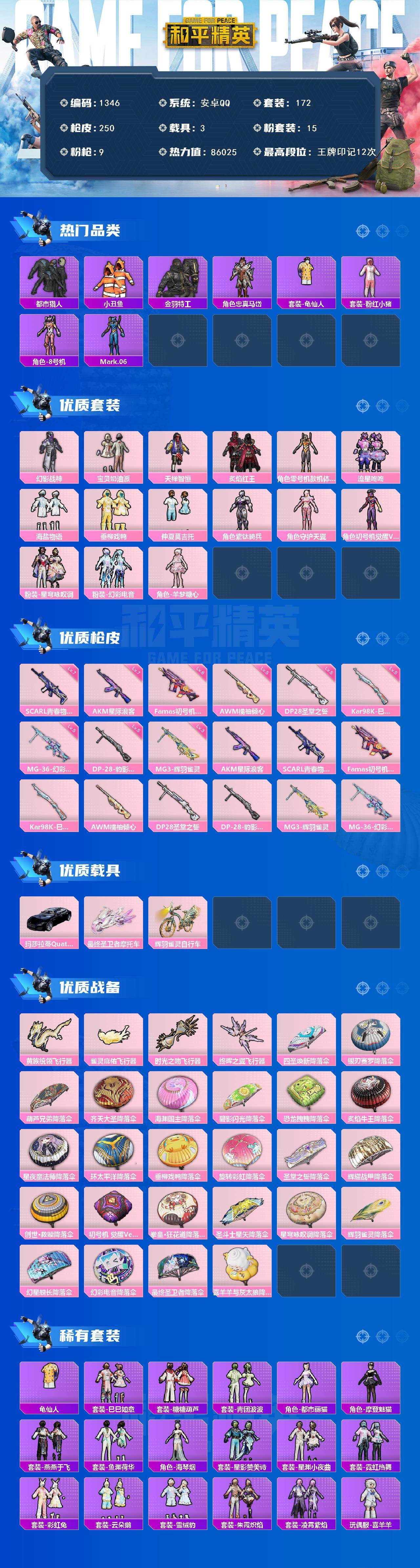 HPCMW469518和平精英账号详情图2