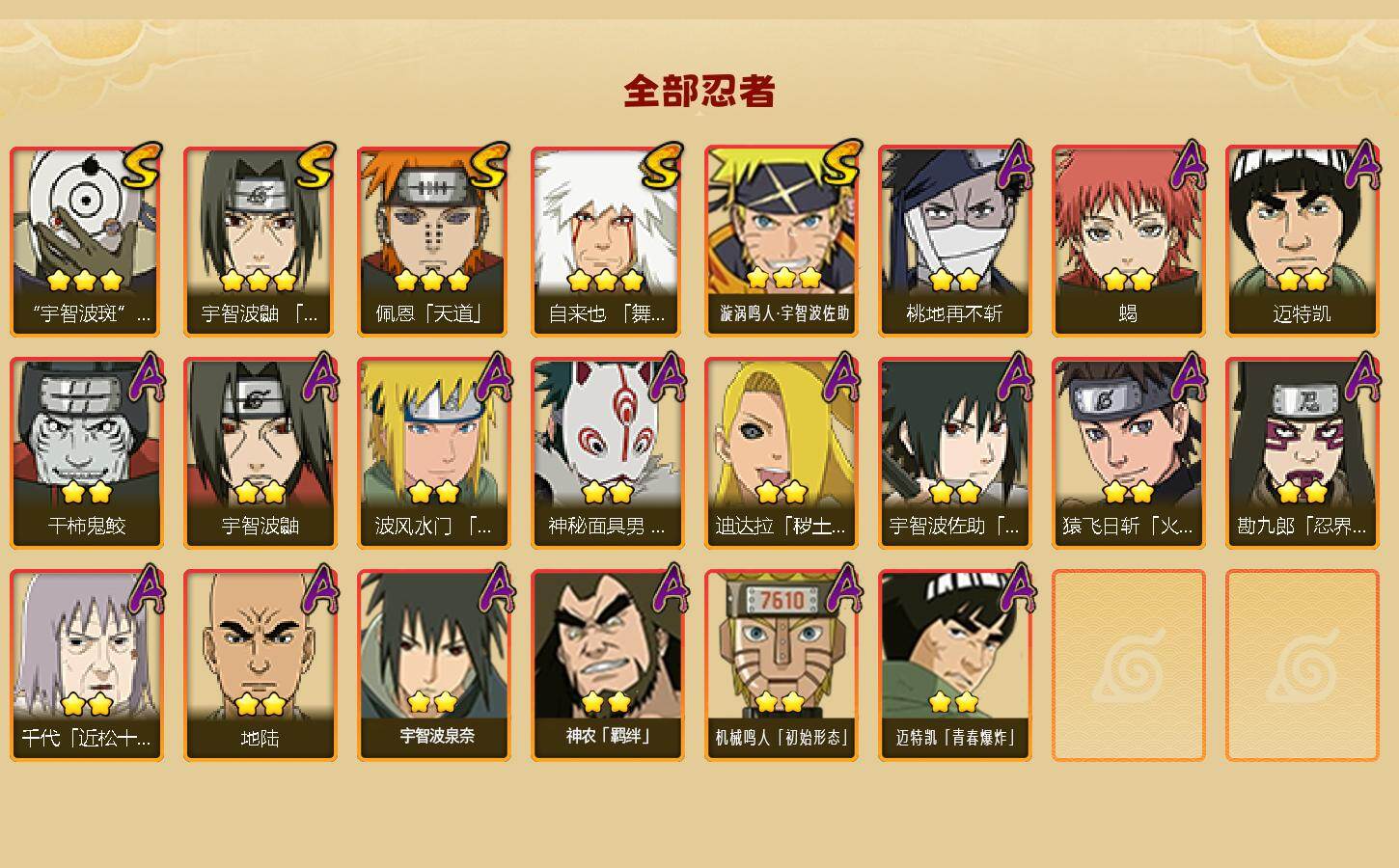 HYEY47035火影忍者账号详情图2