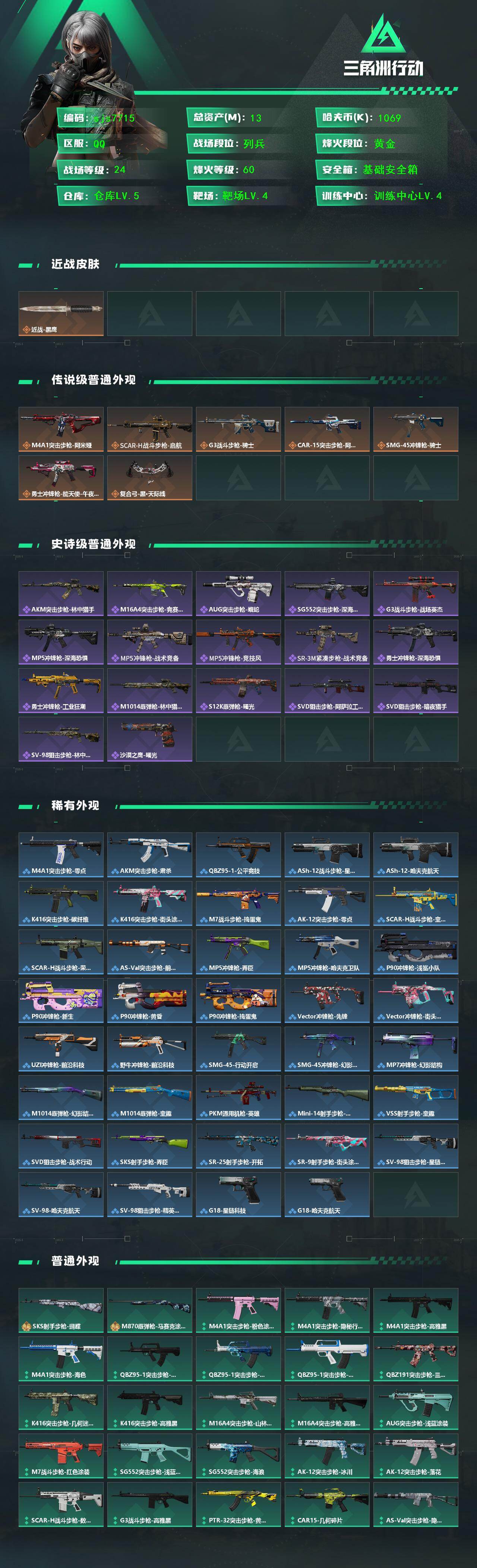 SJZCMW429096三角洲行动账号详情图2