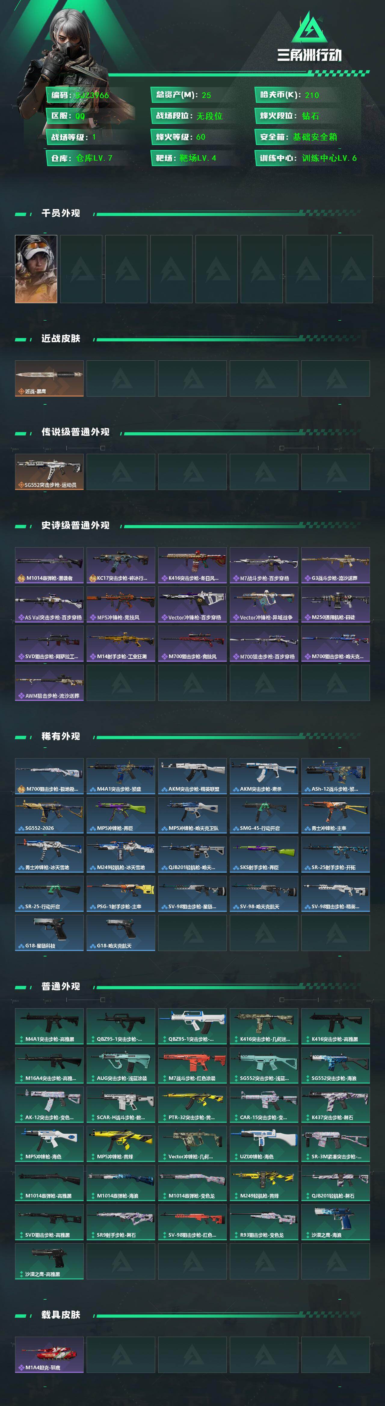 SJZEY428168三角洲行动账号详情图2