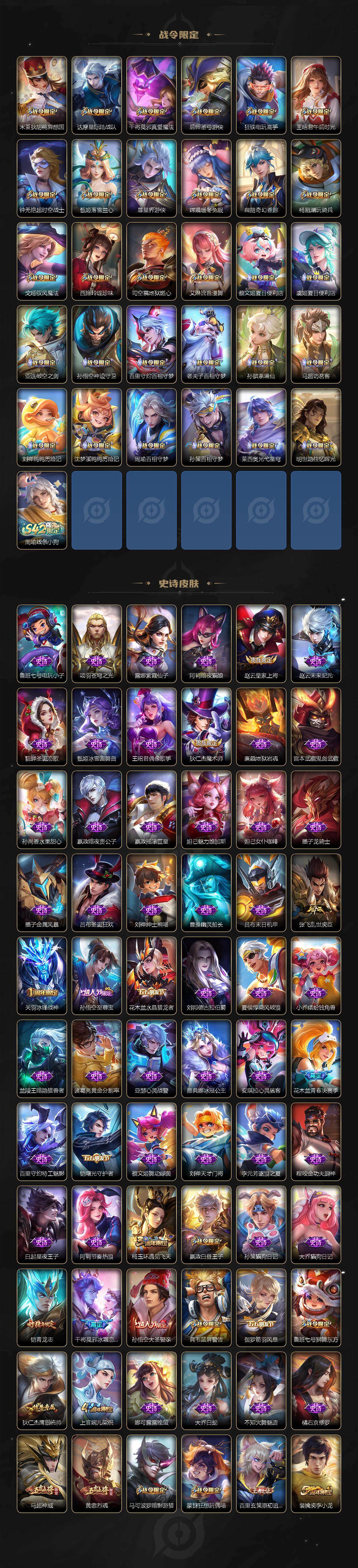 WZKG4105306王者荣耀账号详情图4 WZKG4105306王者荣耀账号详情图4