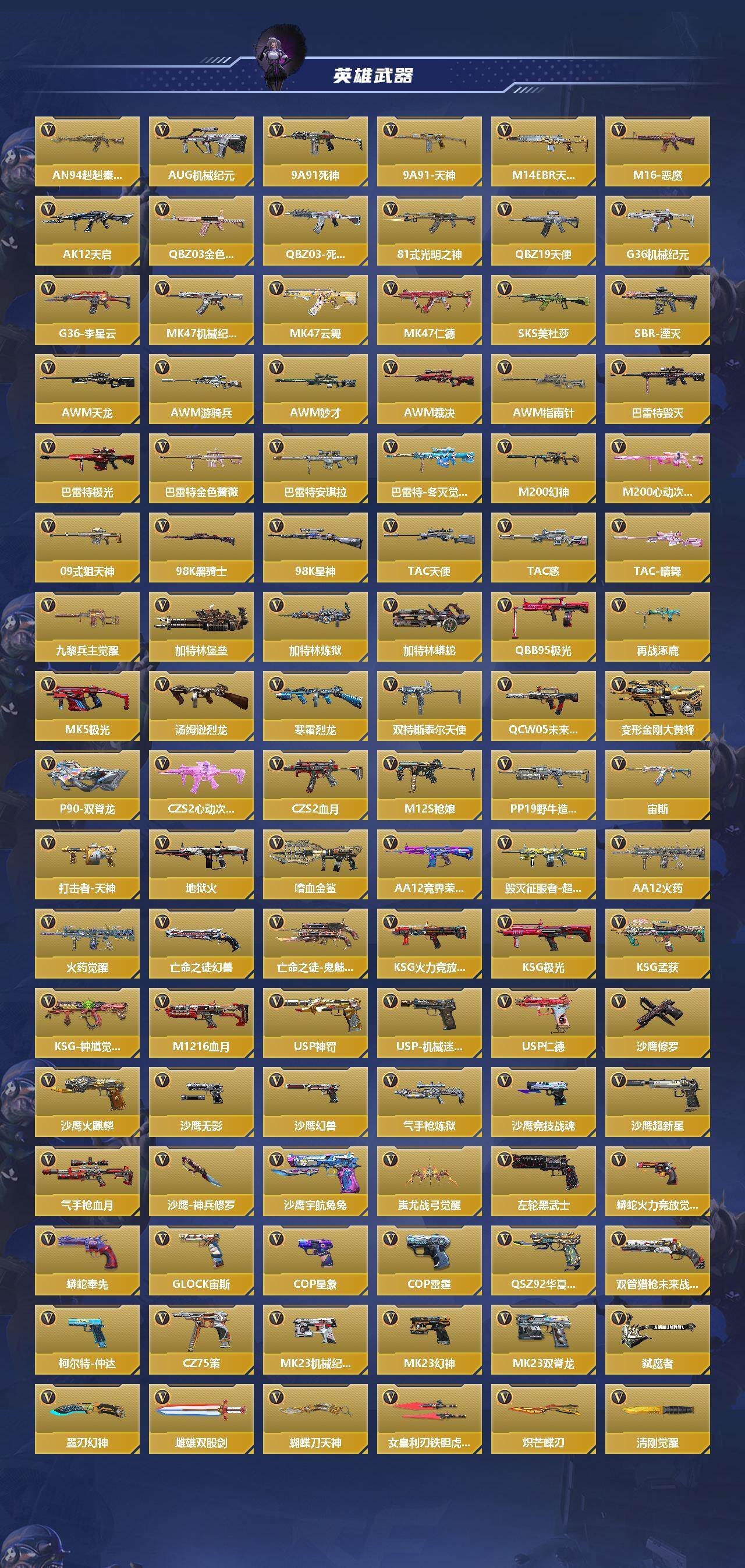 CFMQM48254枪战王者账号详情图4