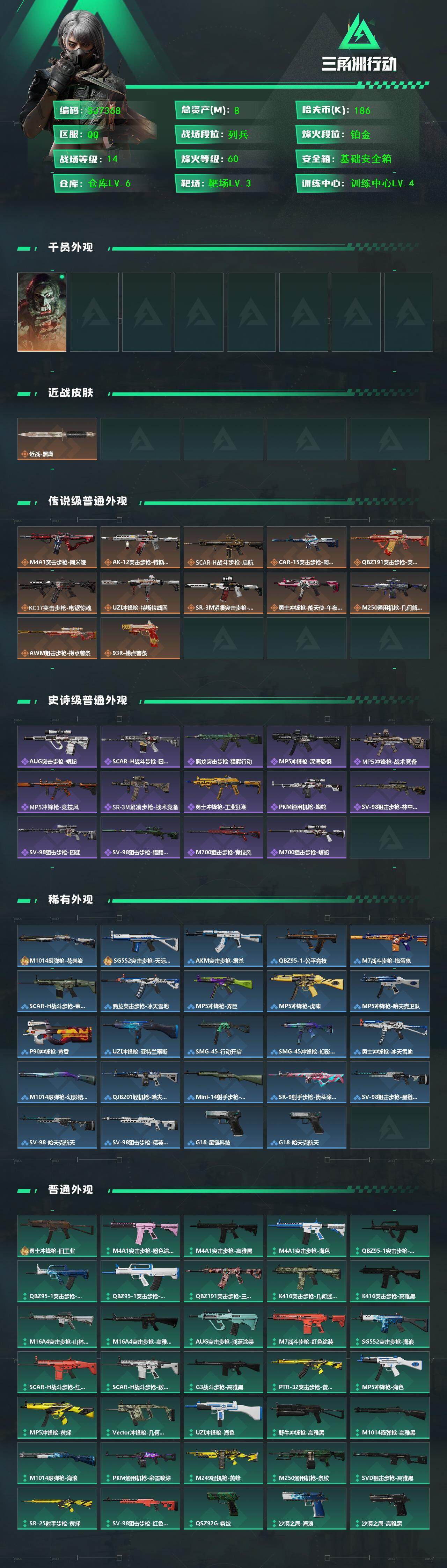 SJZEY428243三角洲行动账号详情图2