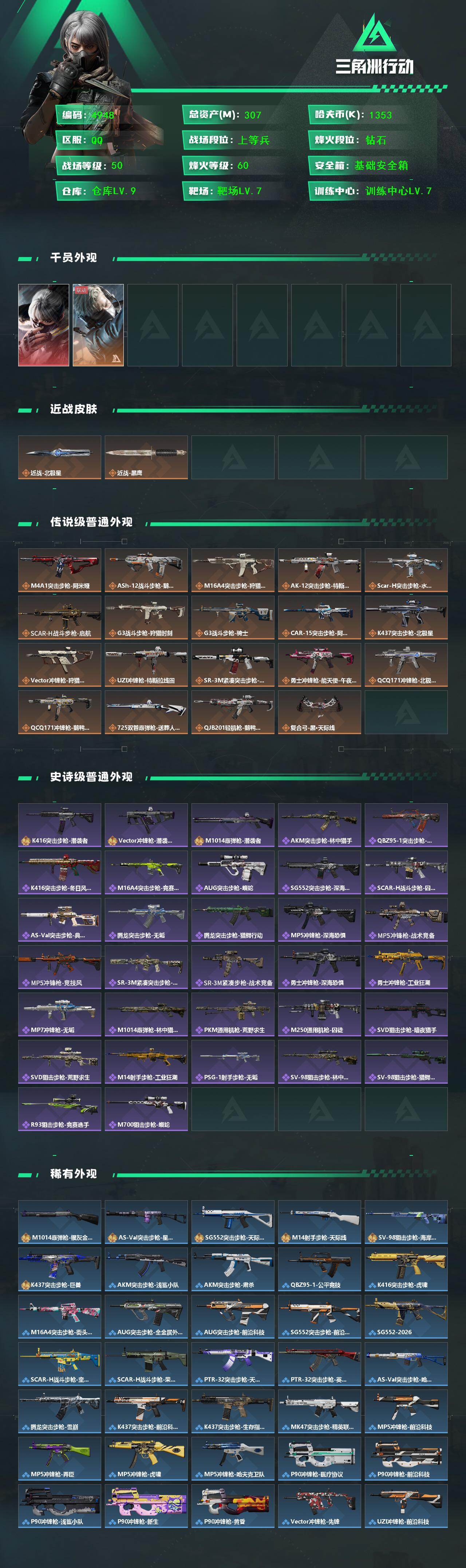 SJZCMW433582三角洲行动账号详情图2