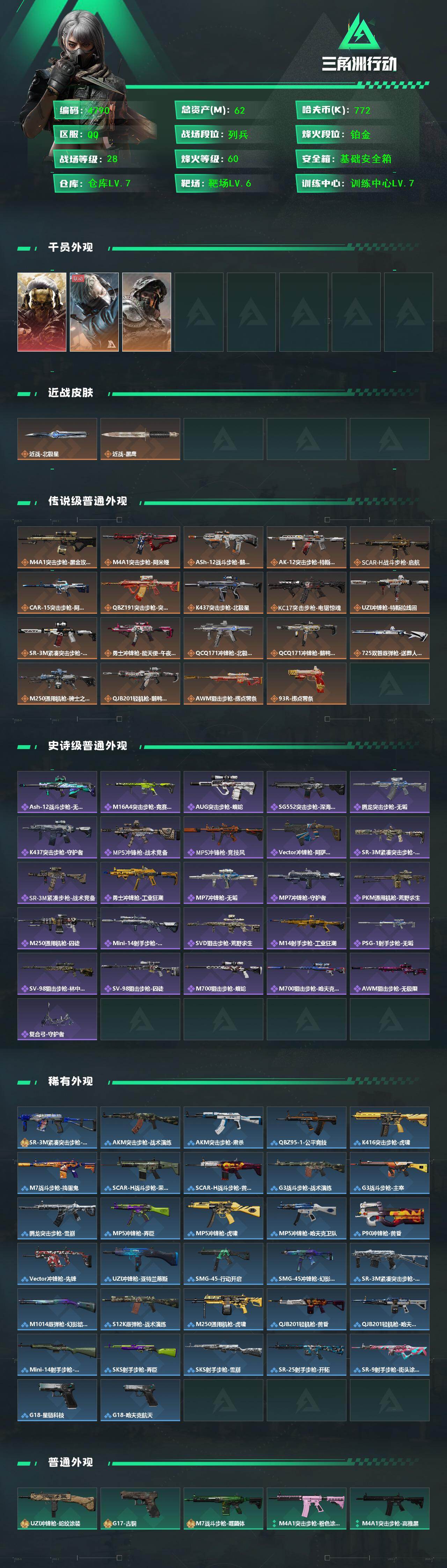 SJZCMW433523三角洲行动账号详情图2