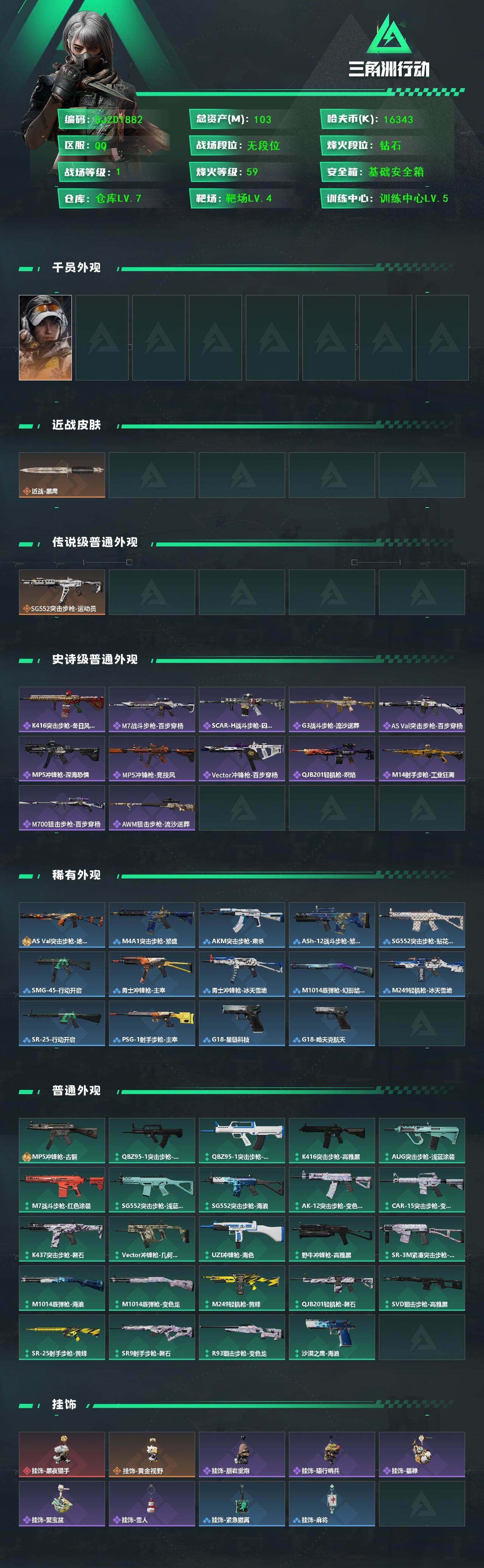 SJZEY429068三角洲行动账号详情图2