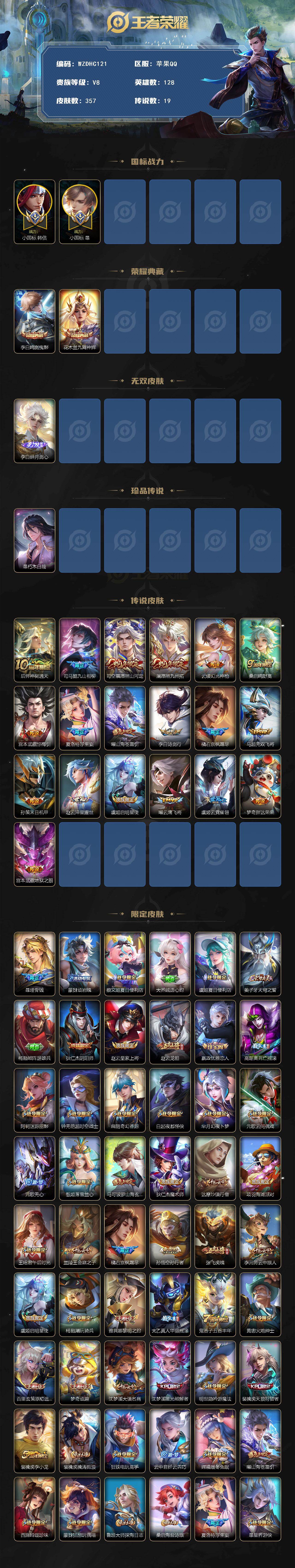 WZ034104521王者荣耀账号详情图2