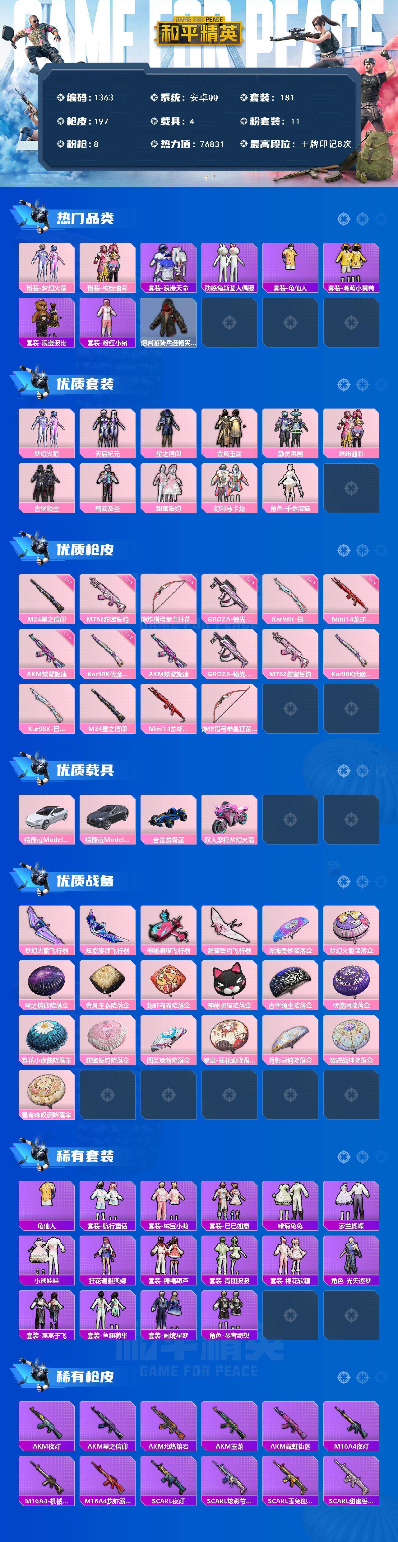 HPCMW454521和平精英账号详情图2