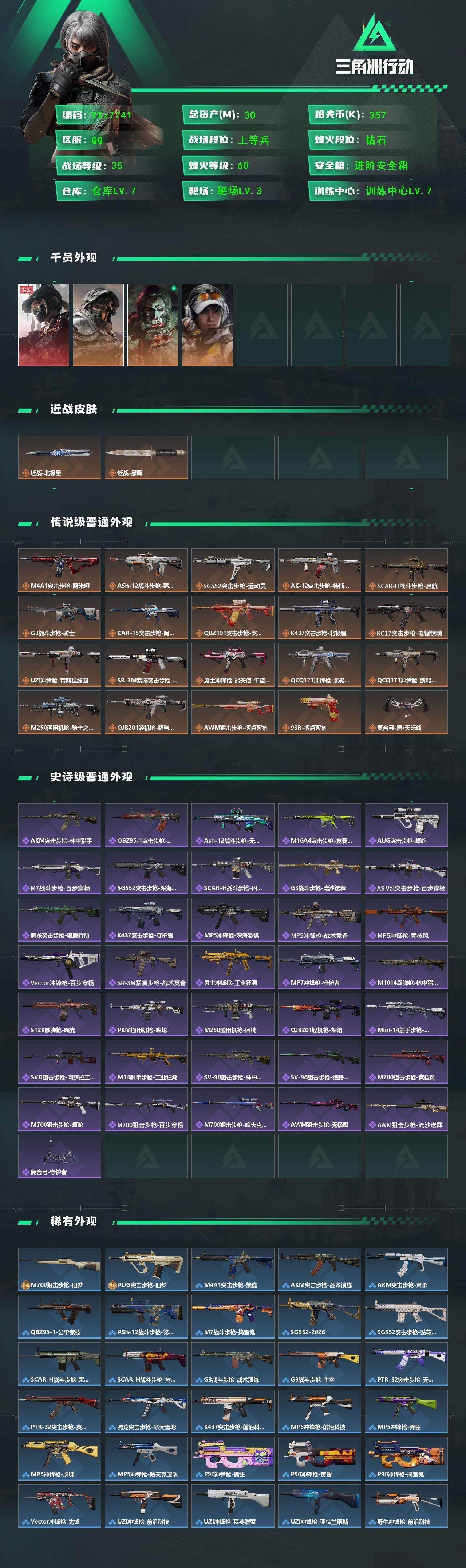 SJZCMW431448三角洲行动账号详情图2