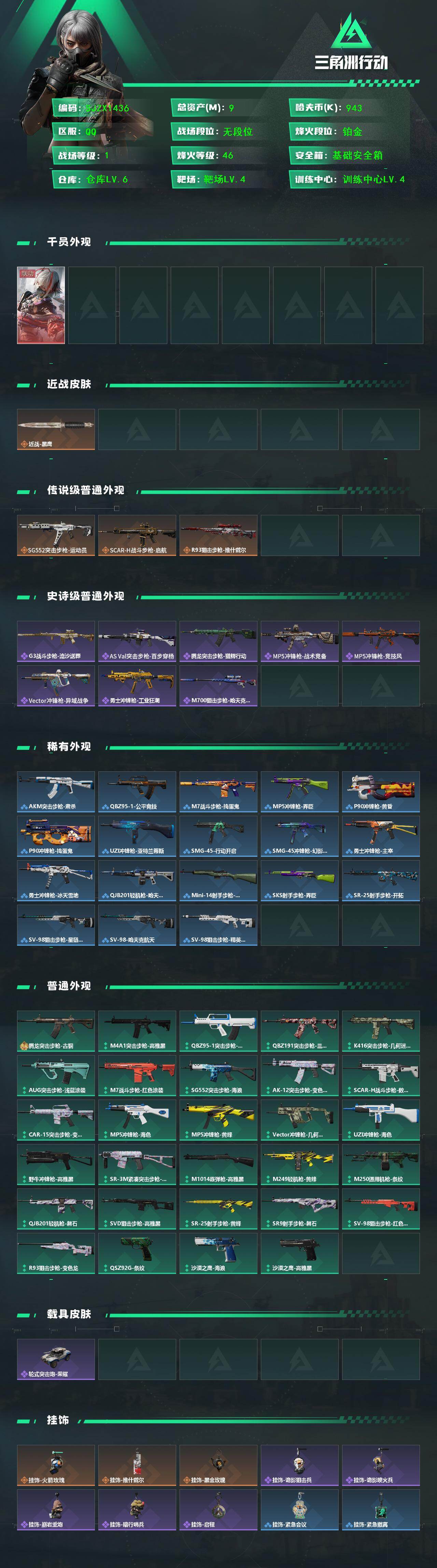 SJZEY428839三角洲行动账号详情图2