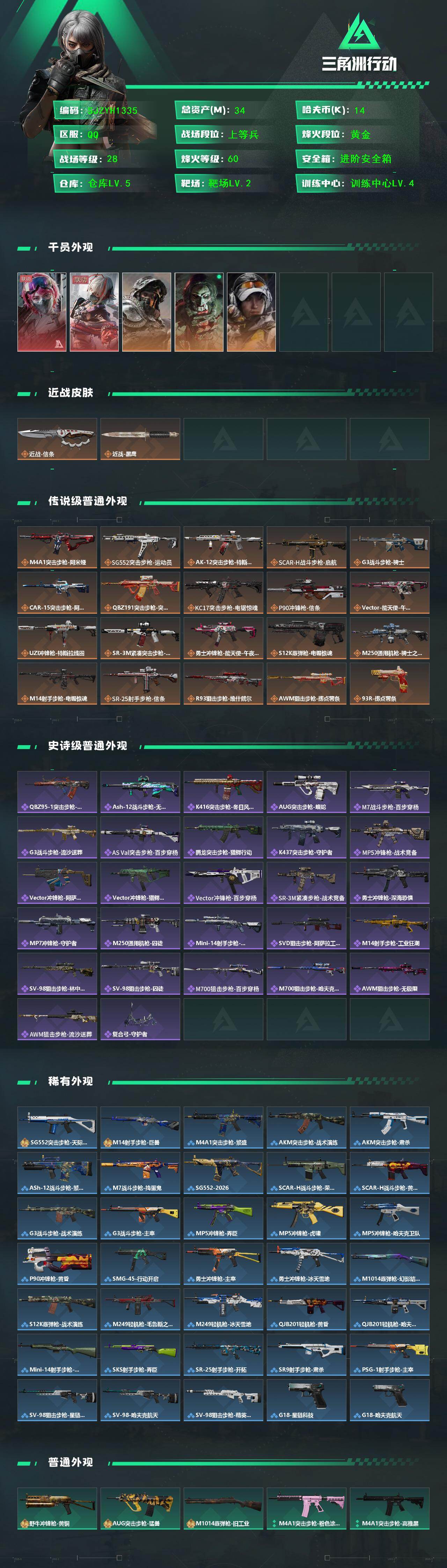 SJZEY430033三角洲行动账号详情图2