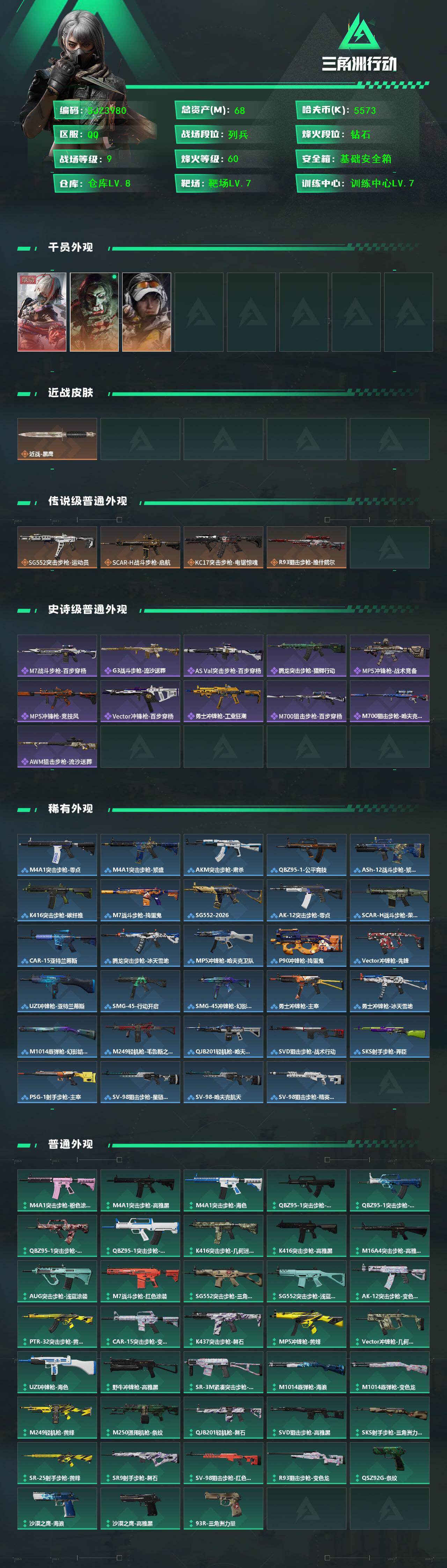 SJZEY431029三角洲行动账号详情图2