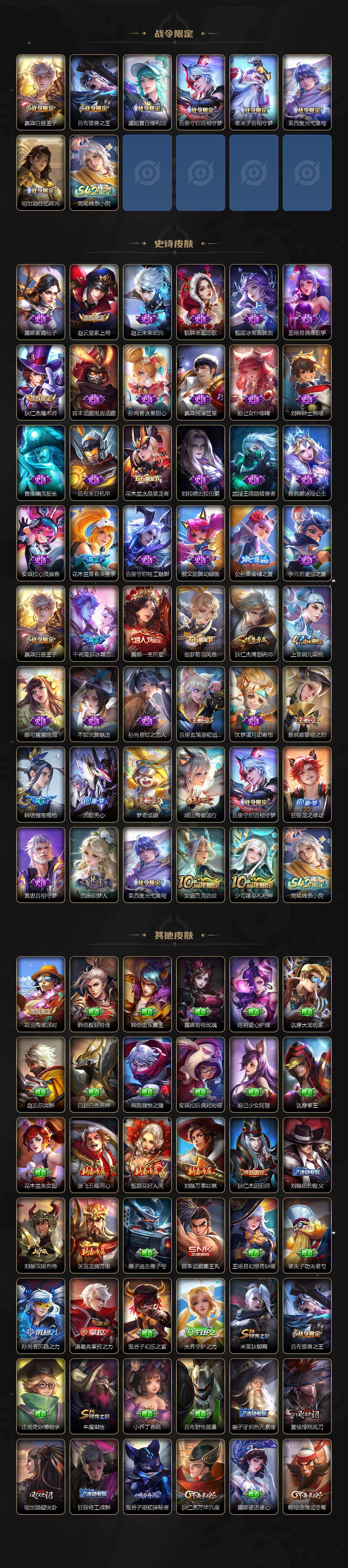 WZKG4105351王者荣耀账号详情图3