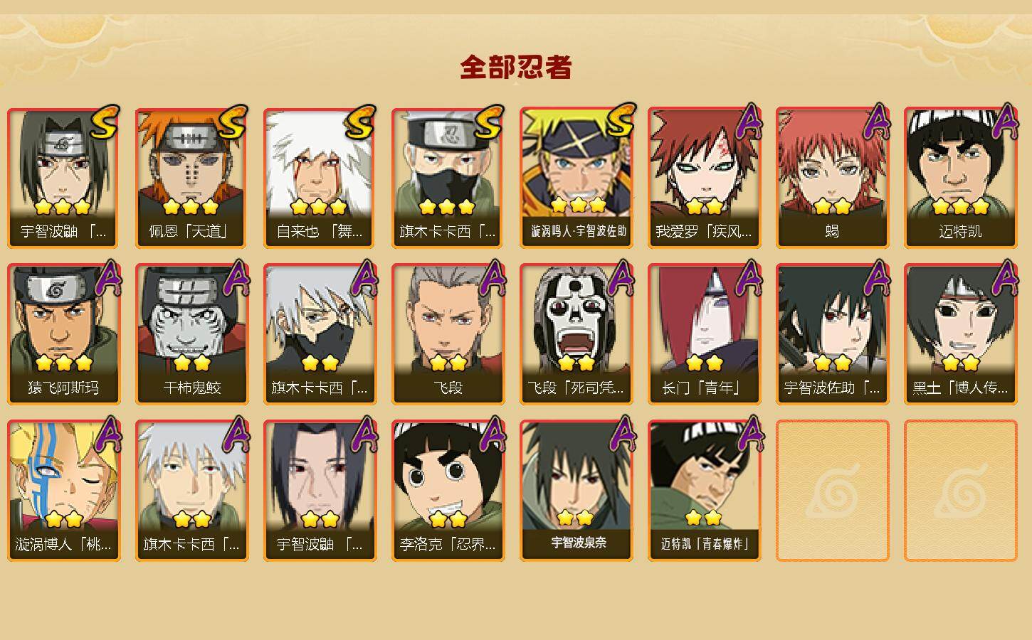 HYEY47233火影忍者账号详情图2