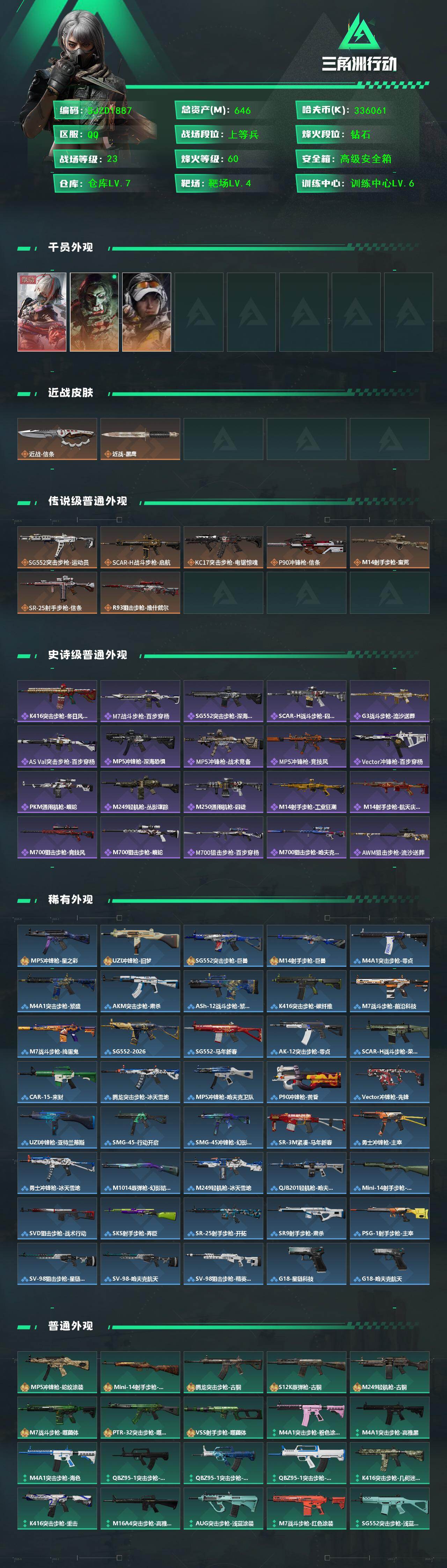 SJZQM429794三角洲行动账号详情图3