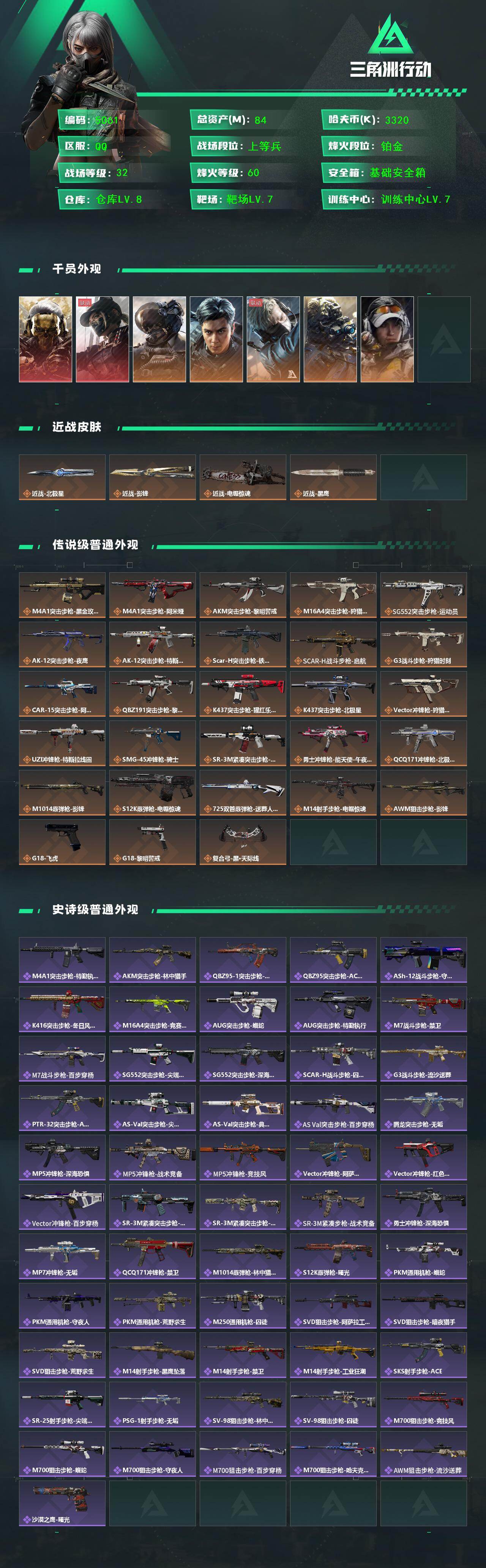 SJZCMW433615三角洲行动账号详情图2