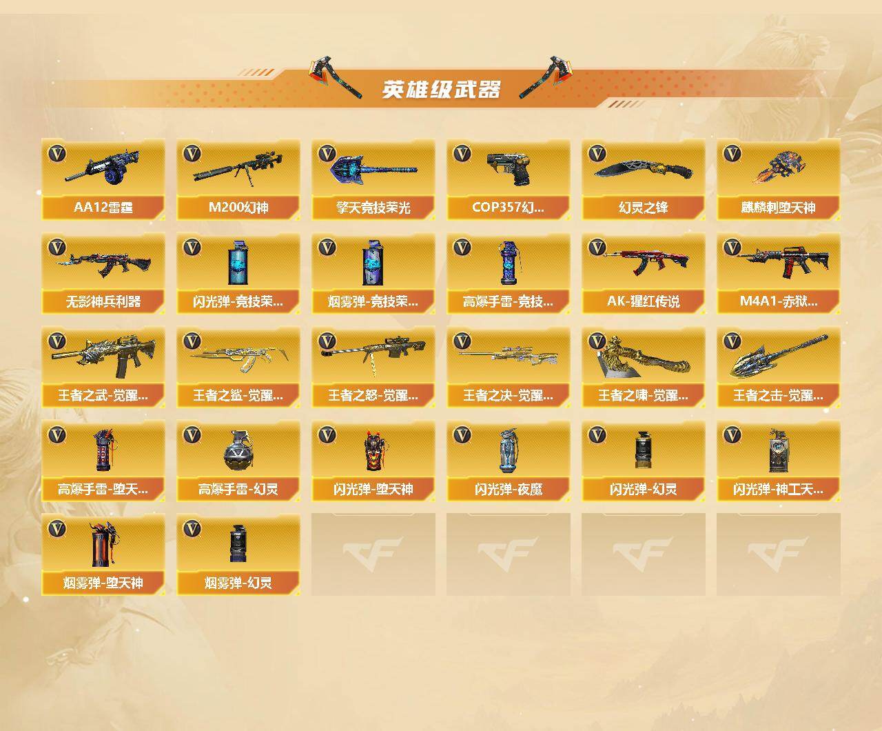 CFCMW425104穿越火线账号详情图3