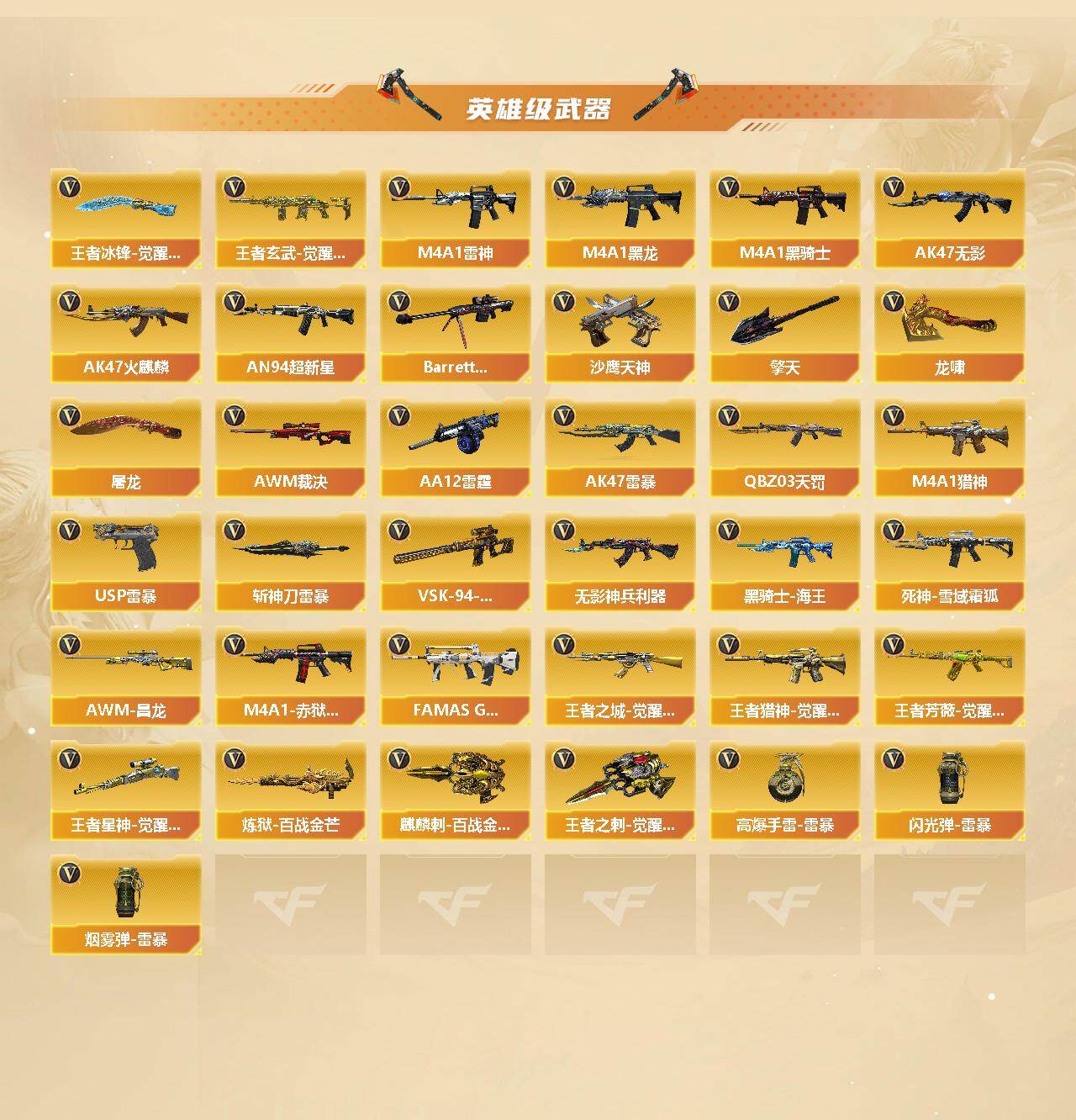 CFQM424826穿越火线账号详情图4