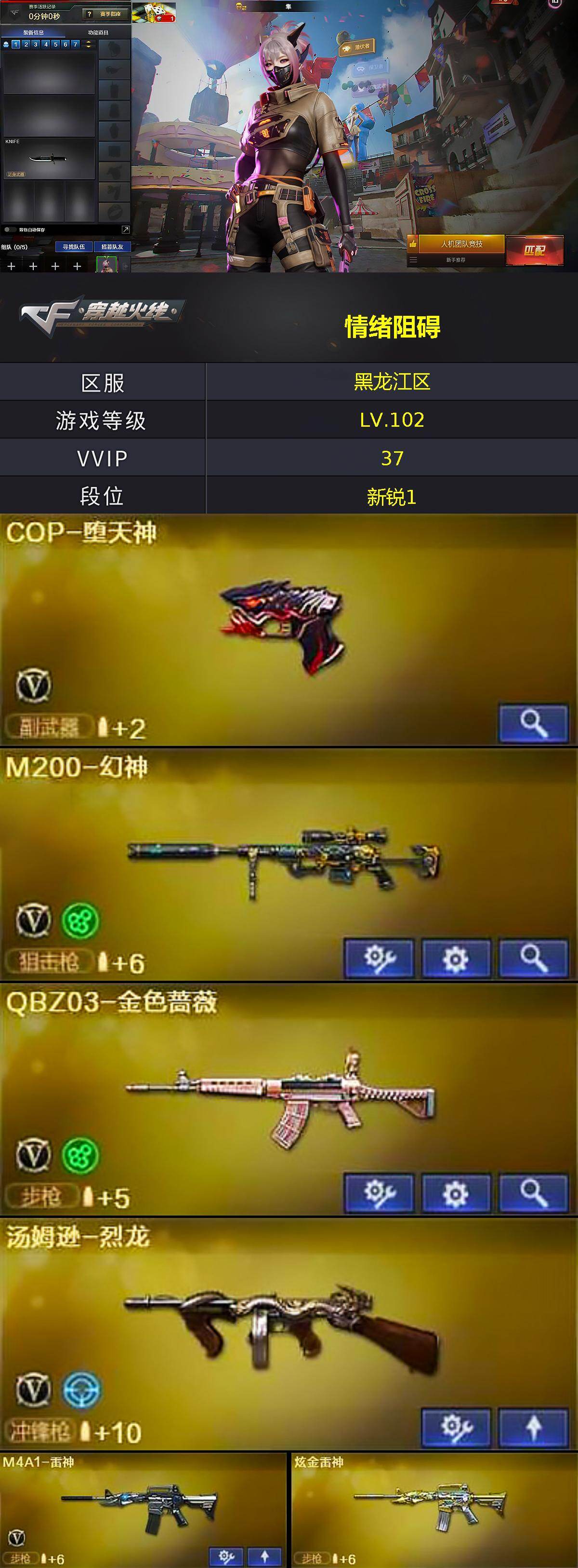 CFCMW428703穿越火线账号详情图2