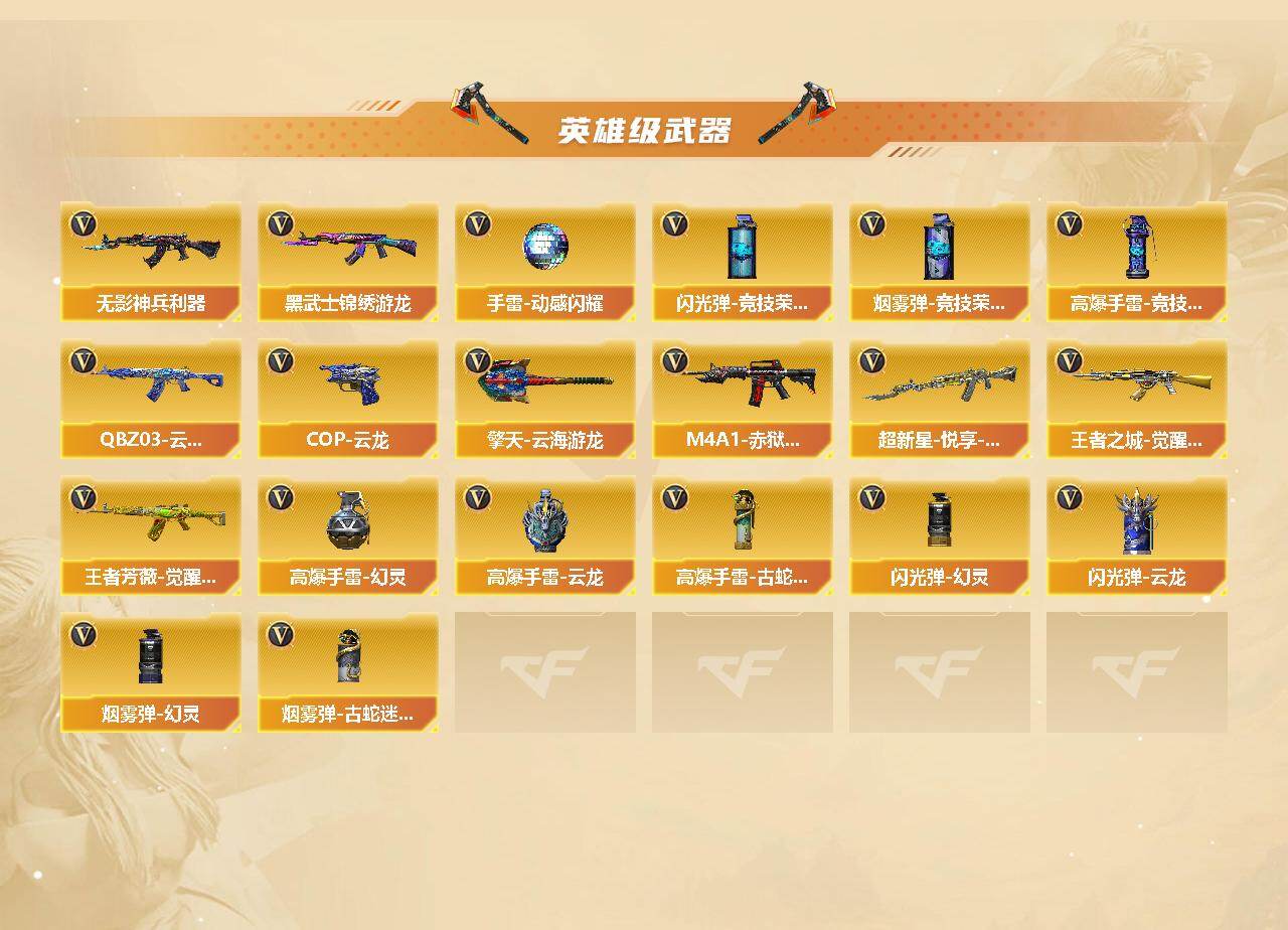 CFLX426983穿越火线账号详情图3