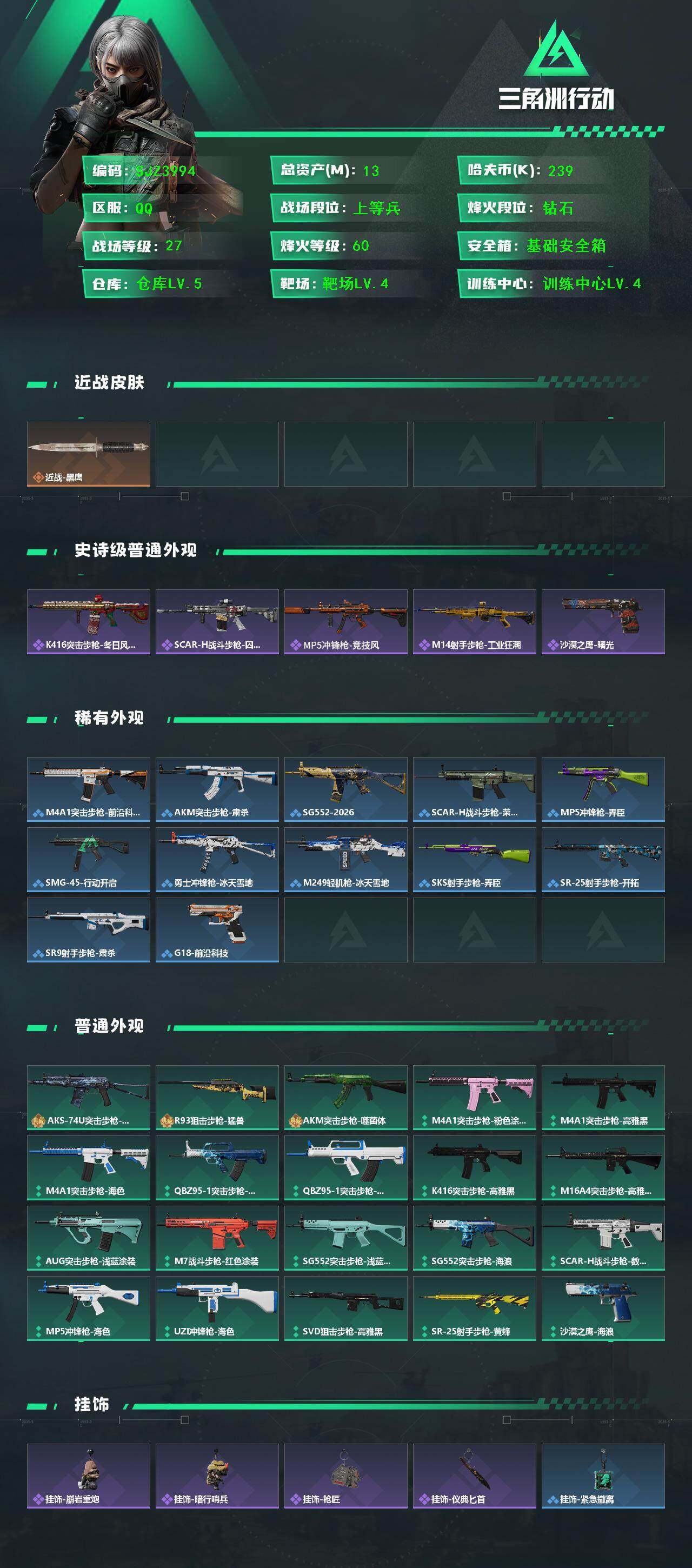 SJZEY430001三角洲行动账号详情图2