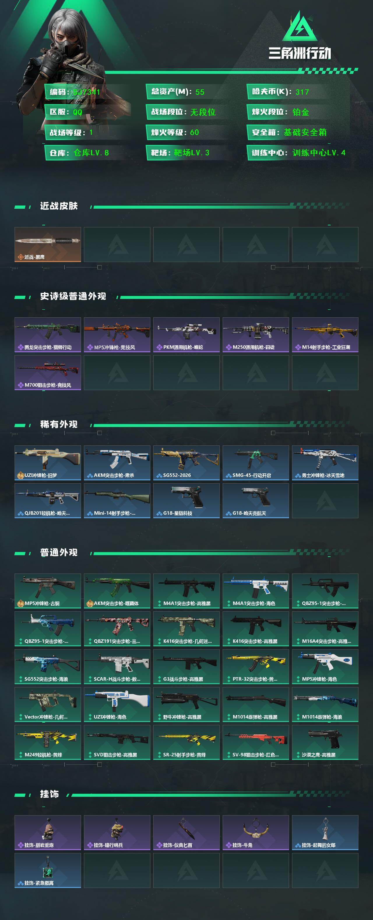 SJZEY429940三角洲行动账号详情图2