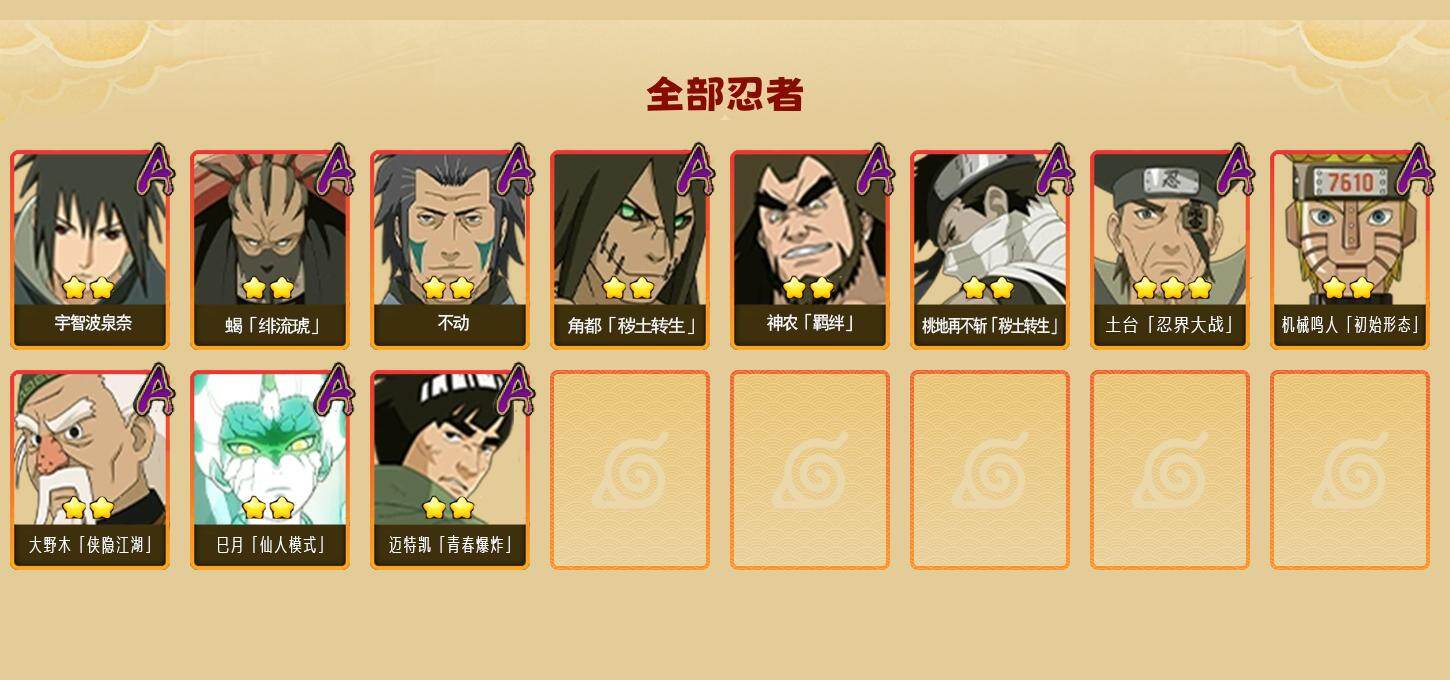 HYQM47524火影忍者账号详情图4