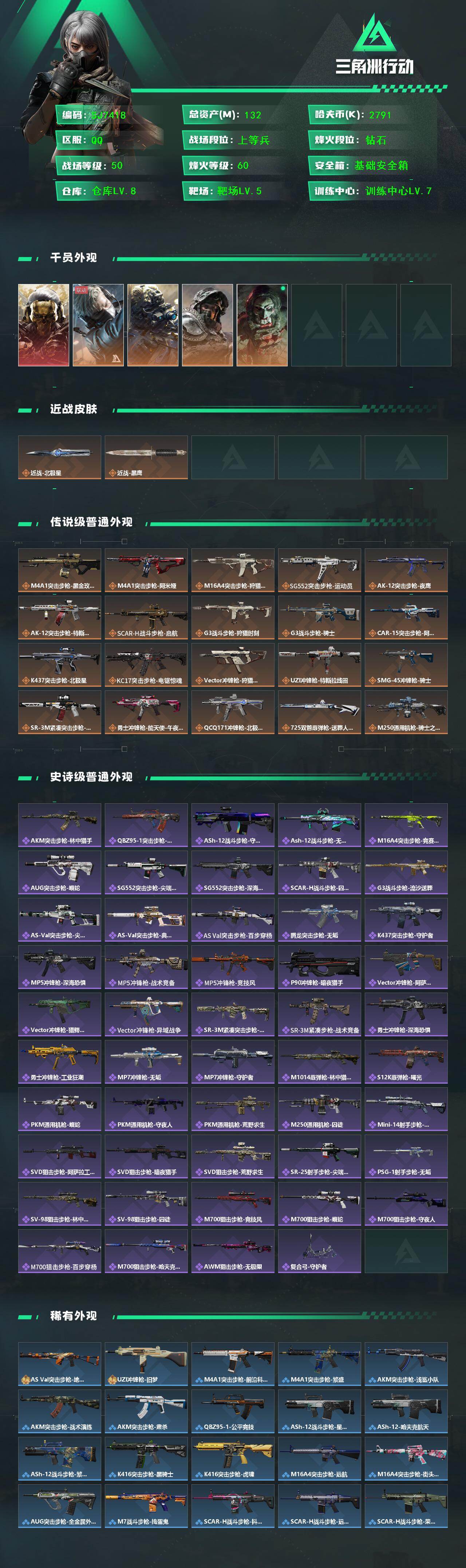 SJZQM430376三角洲行动账号详情图3