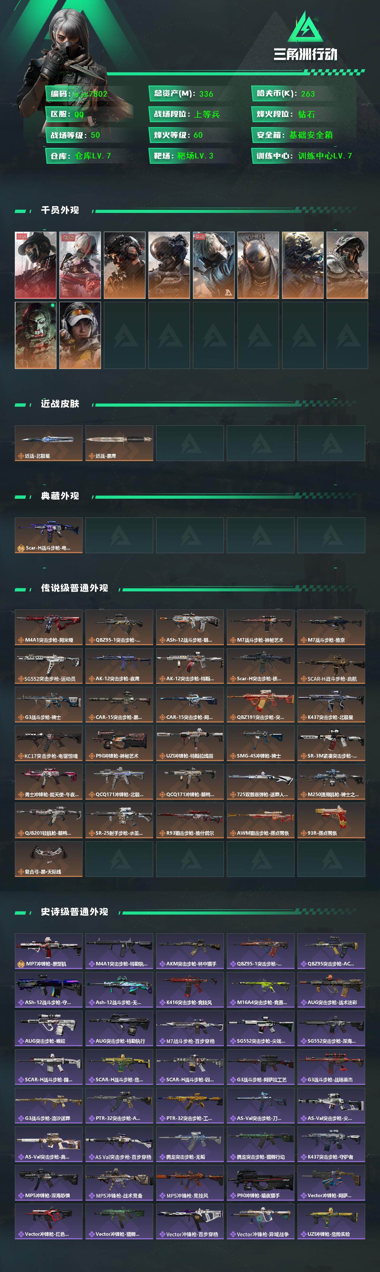 SJZCMW430306三角洲行动账号详情图2