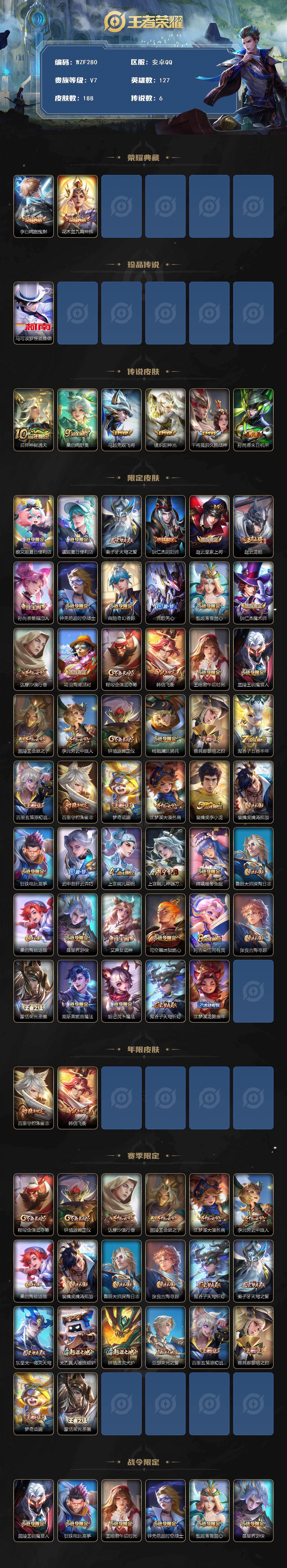 WZEY4108758王者荣耀账号详情图2