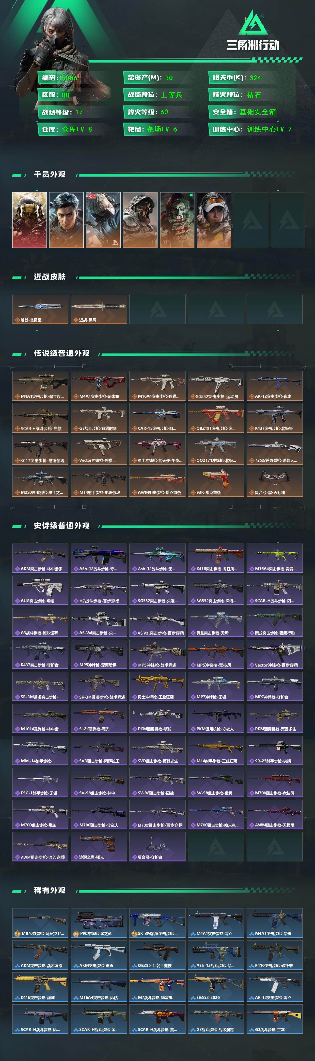 SJZCMW430680三角洲行动账号详情图2