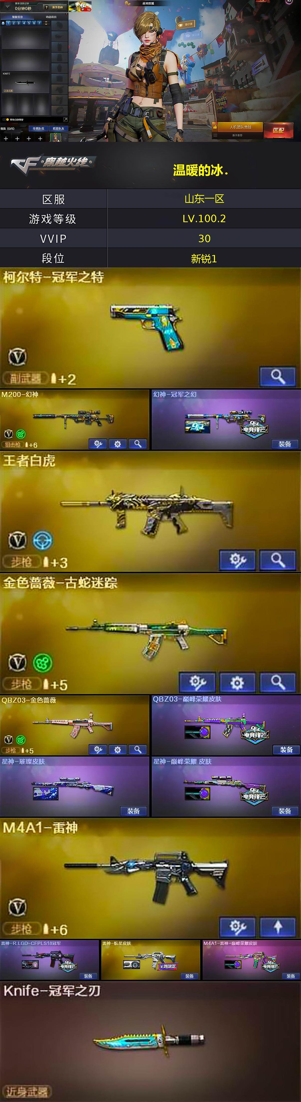 CFQM429216穿越火线账号详情图3