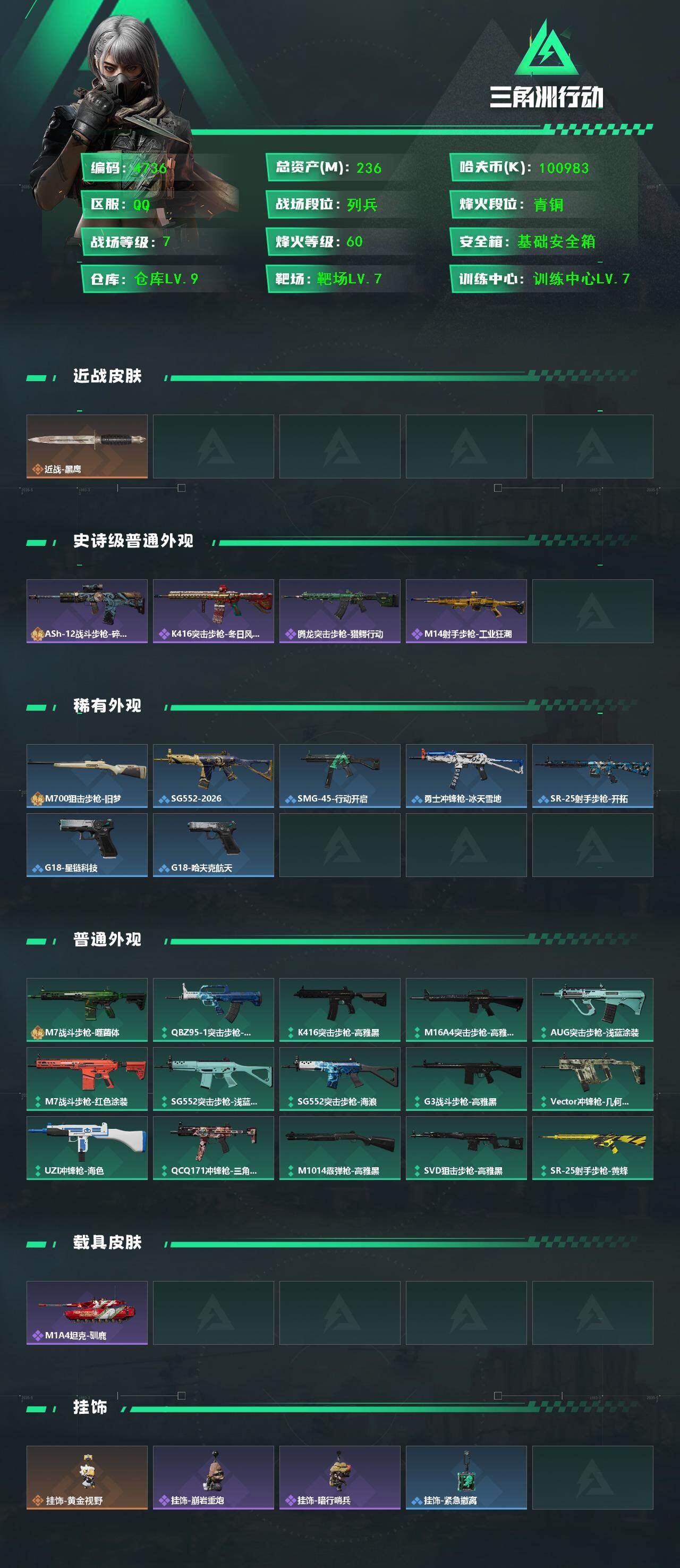 SJZCMW433199三角洲行动账号详情图2