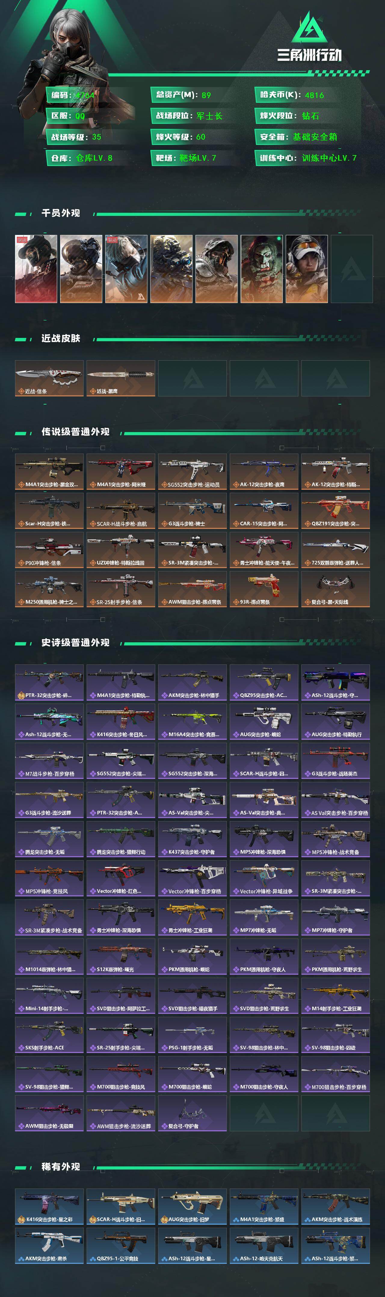 SJZCMW433511三角洲行动账号详情图2