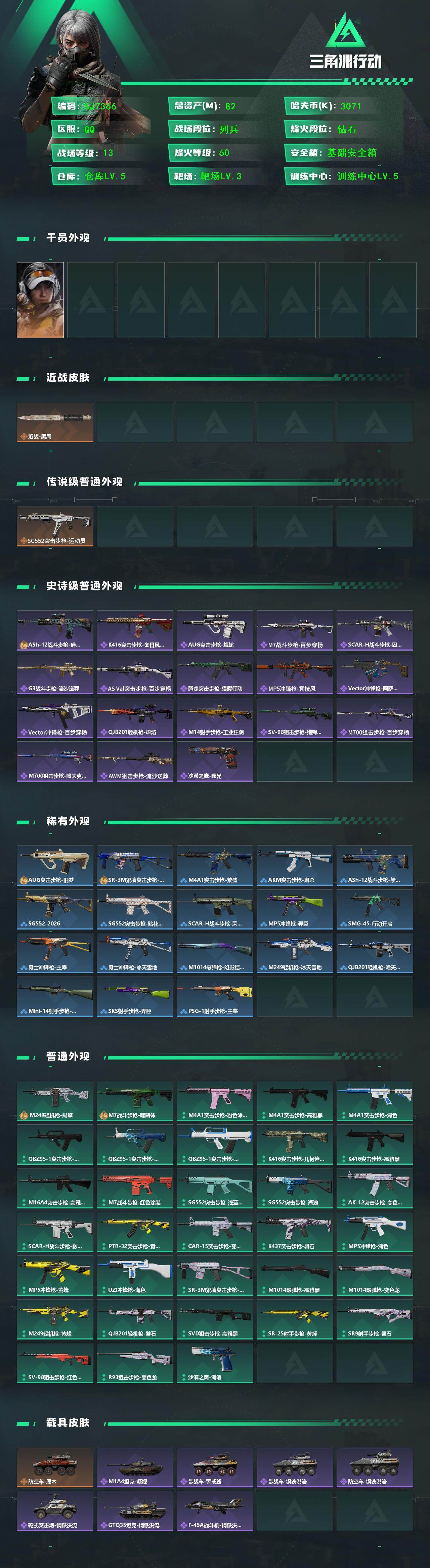 SJZEY430006三角洲行动账号详情图2