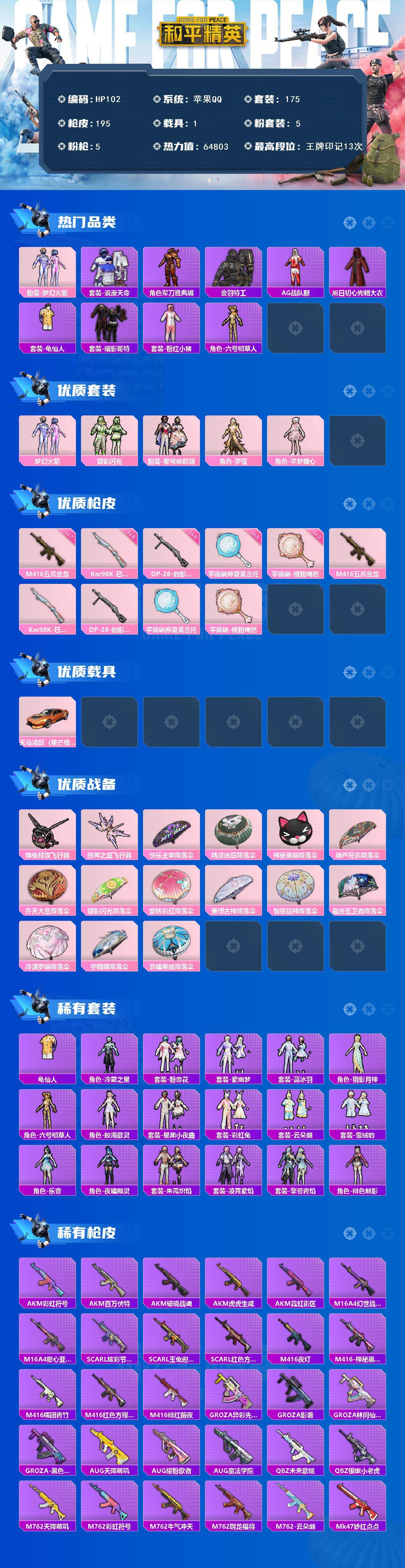 HPCMW460039和平精英账号详情图2