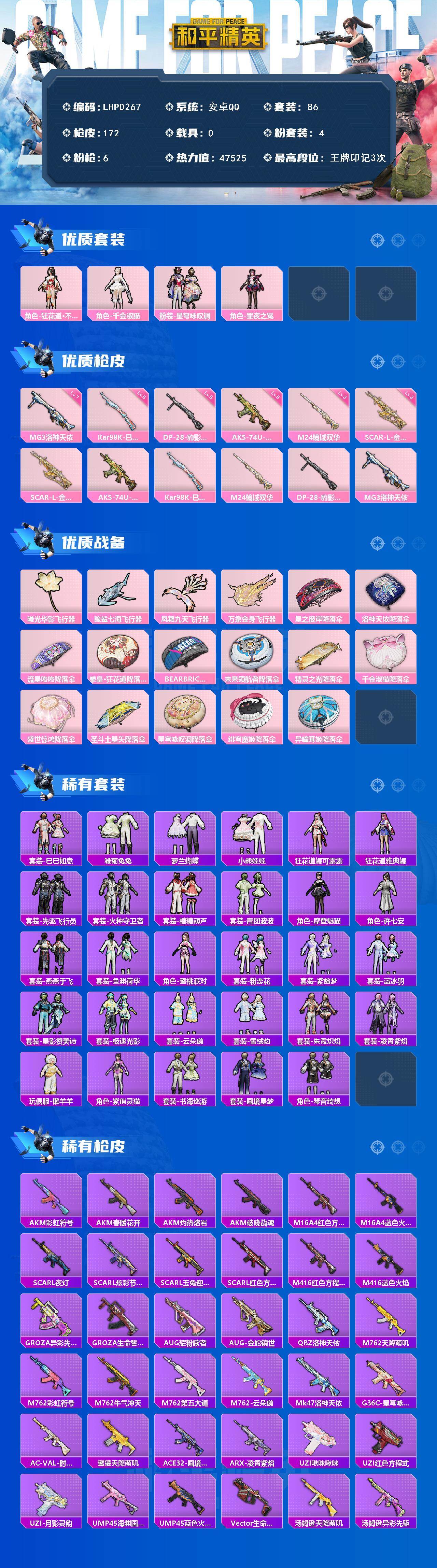 HPCMW465971和平精英账号详情图2