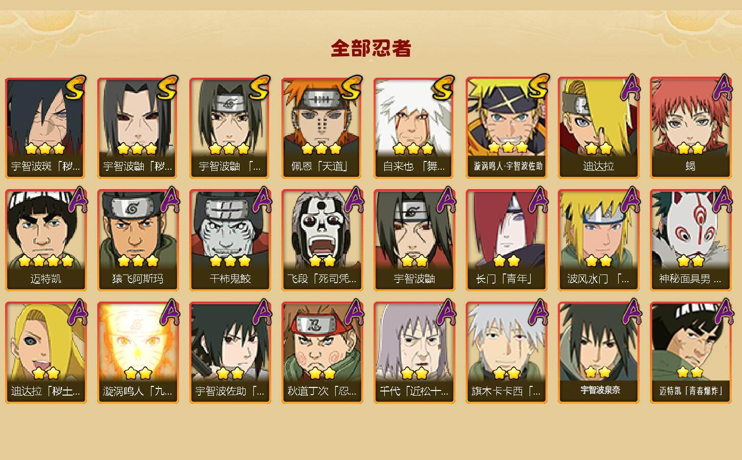 HYEY47498火影忍者账号详情图2