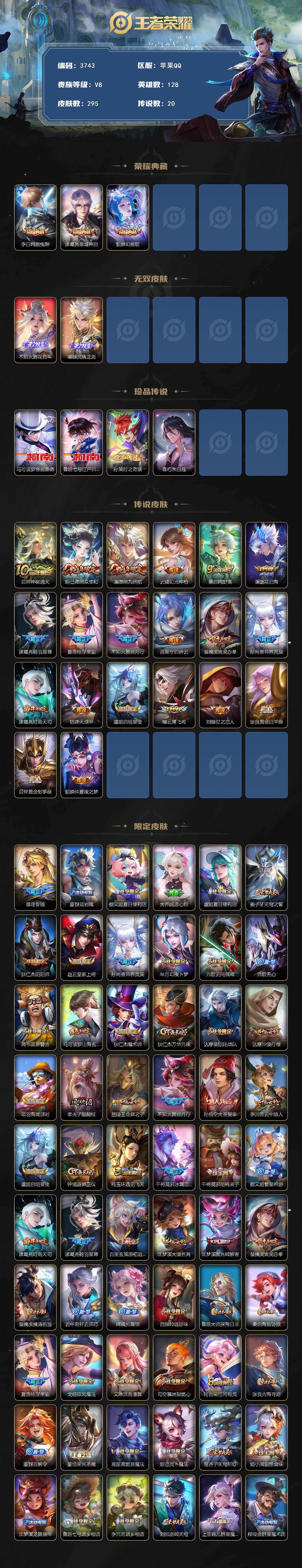 WZCMW4117943王者荣耀账号详情图2