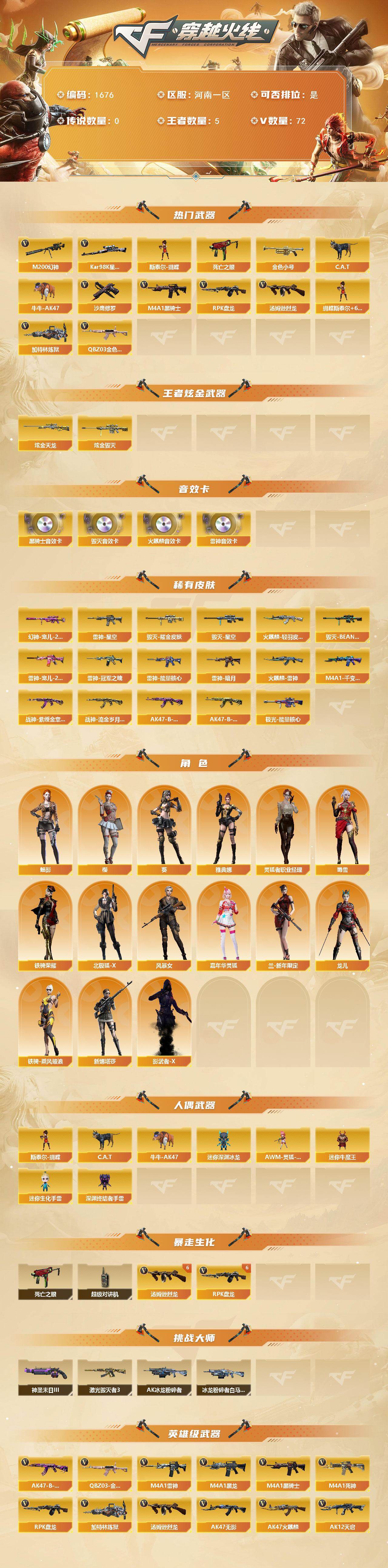 CFCMW425428穿越火线账号详情图2