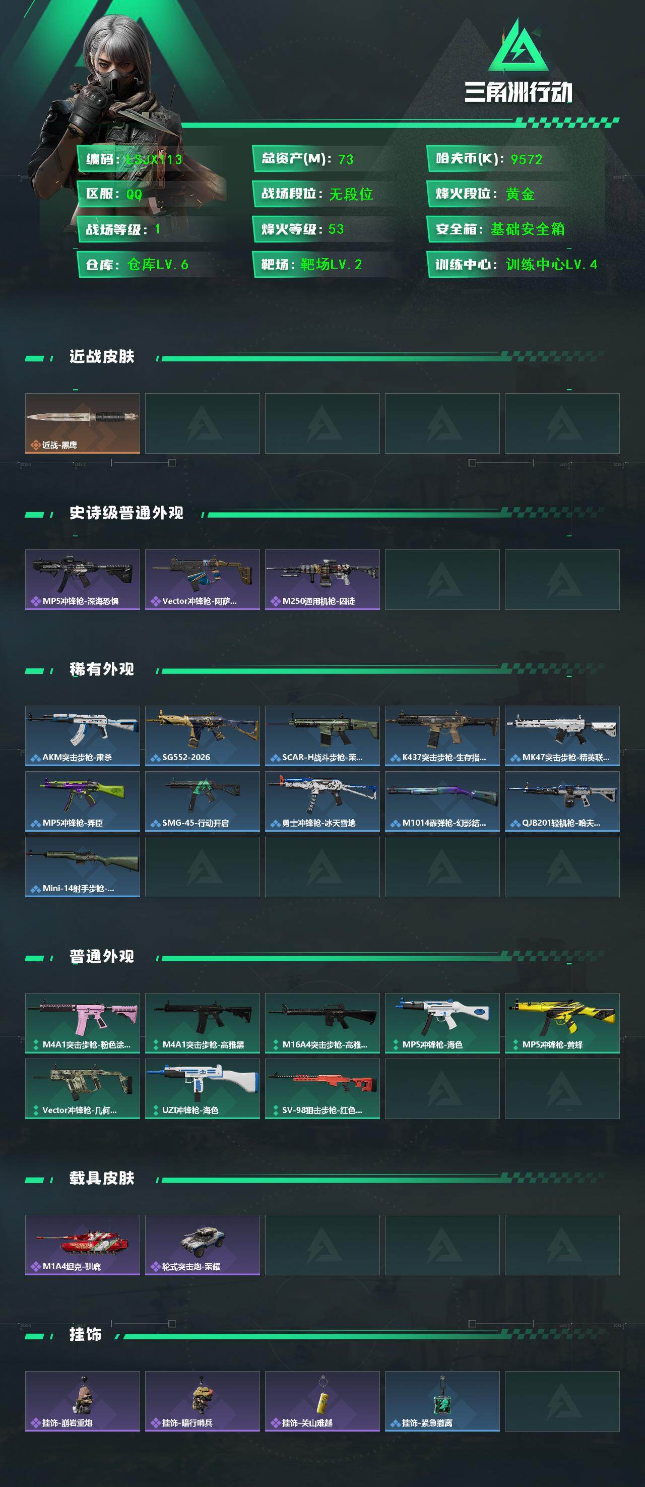 SJZCMW431906三角洲行动账号详情图3