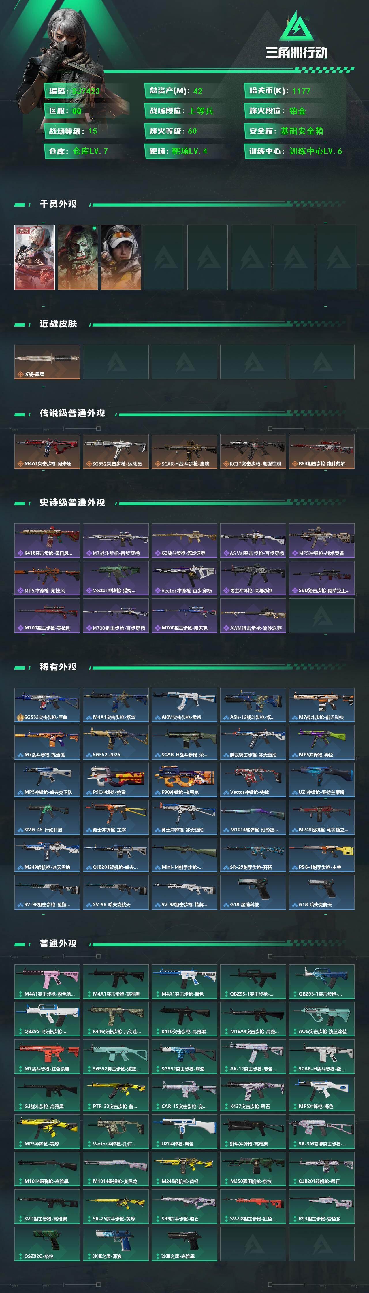 SJZEY430359三角洲行动账号详情图2