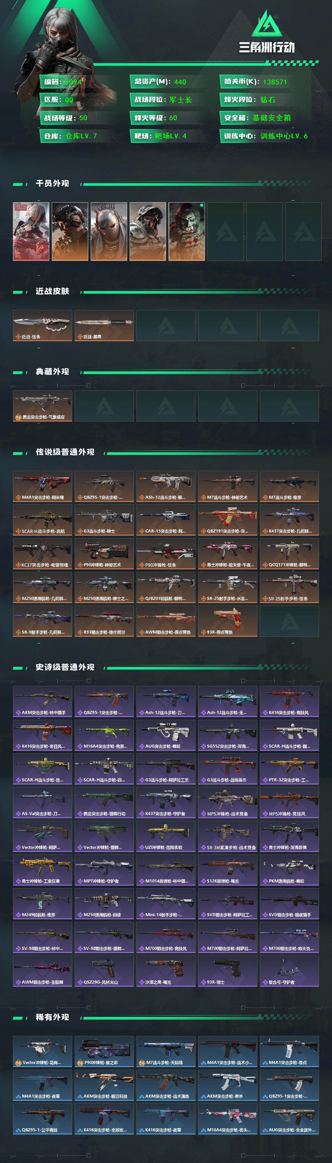 SJZCMW430478三角洲行动账号详情图2